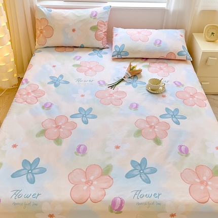 91家纺网 家纺一手货源 找家纺 拾物记 2024新款全棉喷气12868床单 梦华录