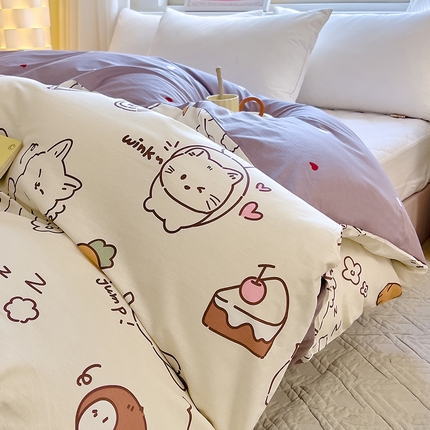 91家纺网 家纺一手货源 找家纺 （总）拾物记 2024新款A类12868全棉喷气被套-第二批