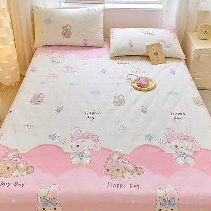 91家纺网 家纺一手货源 找家纺 拾物记 2024新款全棉喷气12868床单 茜茜公主