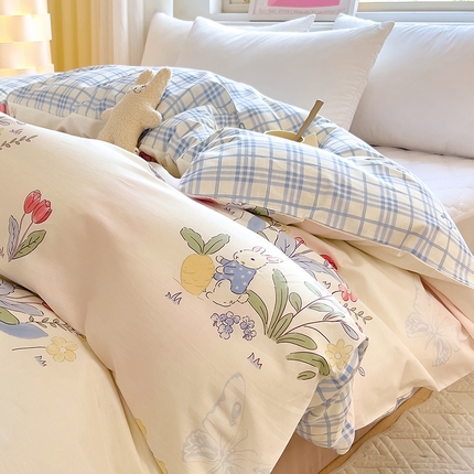 91家纺网 家纺一手货源 找家纺 （总）拾物记 2024新款A类12868全棉喷气被套-第二批