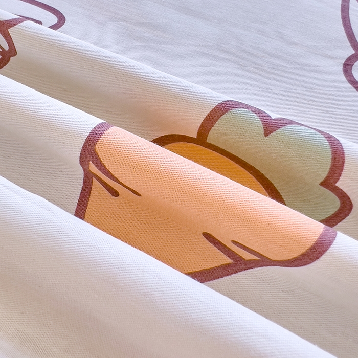 91家纺网 家纺一手货源 找家纺 拾物记 2024新款全棉喷气12868床单 萌宠日常