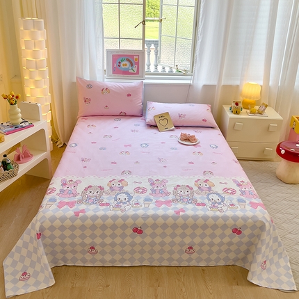 拾物记 2024新款全棉喷气12868床单 游园乐