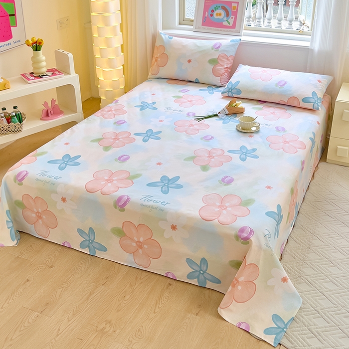 91家纺网 家纺一手货源 找家纺 拾物记 2024新款全棉喷气12868床单 梦华录