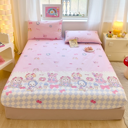 拾物记 2024新款A类12868全棉喷气床笠 游园乐