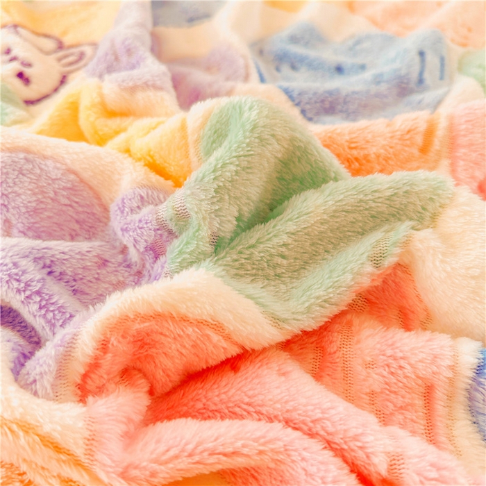 91家纺网 家纺一手货源 找家纺 喜居 喜居 2024新款雪花绒床笠印花牛奶绒床笠三件套单床笠 彩色爱心