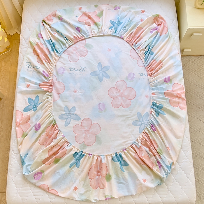 91家纺网 家纺一手货源 找家纺 拾物记 2024新款A类12868全棉喷气床笠 梦华录