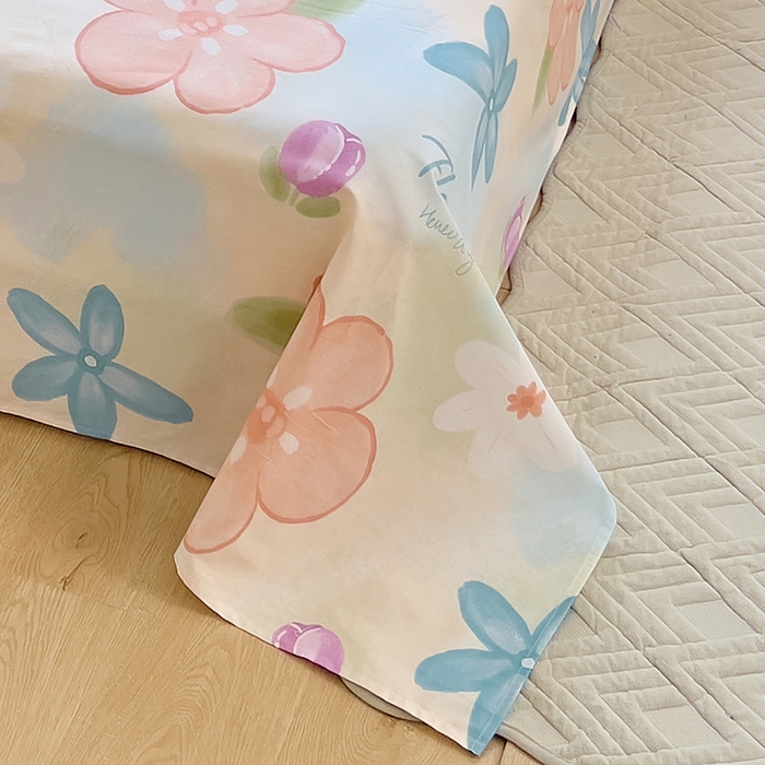 91家纺网 家纺一手货源 找家纺 拾物记 2024新款全棉喷气12868床单 梦华录