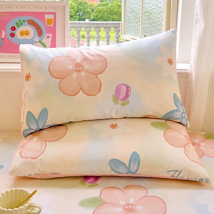 91家纺网 家纺一手货源 找家纺 拾物记 2024新款A类12868全棉喷气印花四件套 梦华录