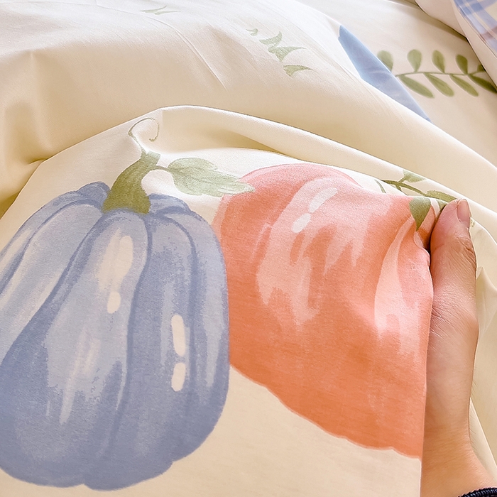 91家纺网 家纺一手货源 找家纺 拾物记 2024新款全棉喷气12868床单 楠得遇见