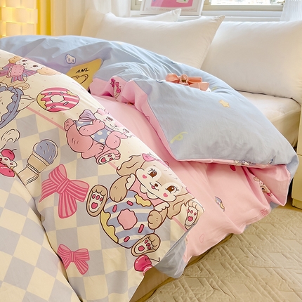 91家纺网 家纺一手货源 找家纺 （总）拾物记 2024新款A类12868全棉喷气被套-第二批