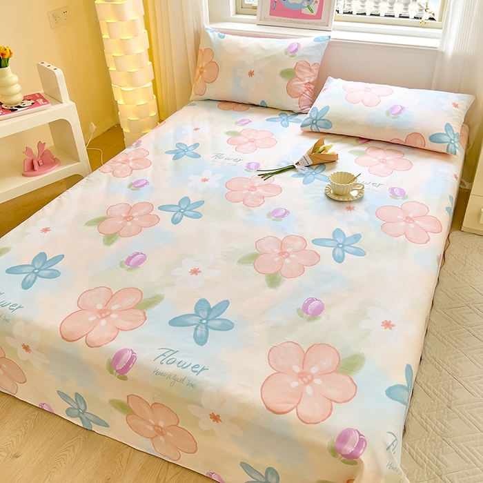 91家纺网 家纺一手货源 找家纺 拾物记 2024新款全棉喷气12868床单 梦华录