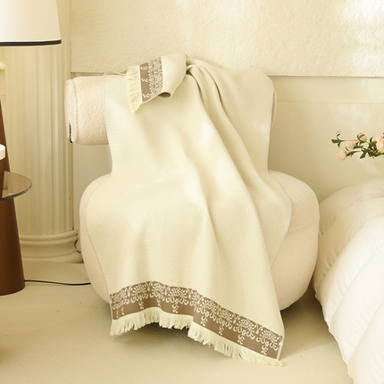 91家纺网 家纺一手货源 找家纺 （总）悦然毛巾被 2024新款A类全棉四层纱浴巾披肩毯