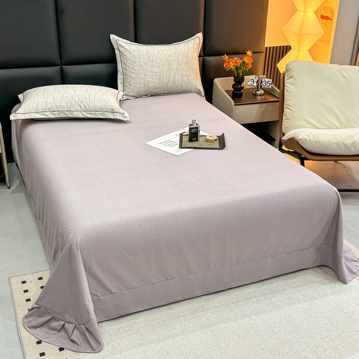 91家纺网 家纺一手货源 找家纺 优品阁 2024新款亲肤舒适全棉磨毛单床单暮光