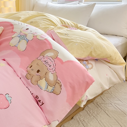 91家纺网 家纺一手货源 找家纺 （总）拾物记 2024新款A类12868全棉喷气被套-第二批