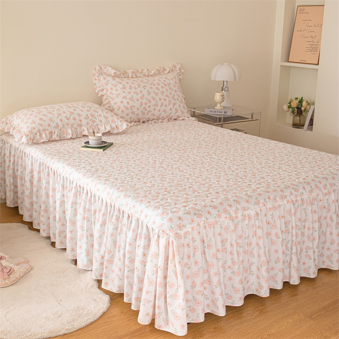 91家纺网 家纺一手货源 找家纺 十个点家纺 2024新款云锦棉印花晚秋系列床头罩 红粉世家