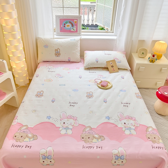 91家纺网 家纺一手货源 找家纺 拾物记 2024新款全棉喷气12868床单 茜茜公主