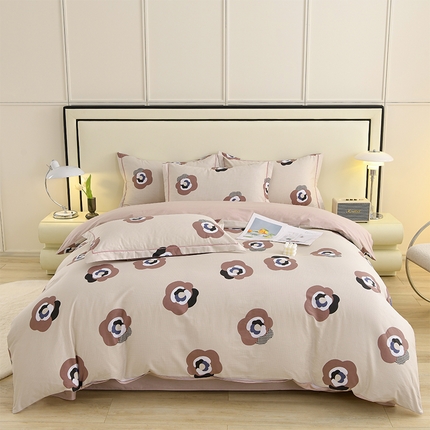 91家纺网 家纺一手货源 找家纺 （总）润淳 2025全棉正宗13376四件套精梳棉印花纯棉三件套13372全棉四件套