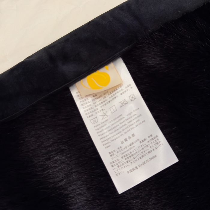 91家纺网 家纺一手货源 找家纺 2025新款纯色仿貂绒双面绒宝宝绒多功能休闲毯子办公室卧室复合毯子 黑色