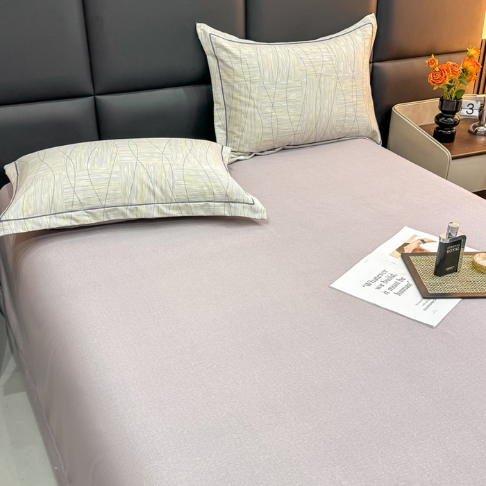 91家纺网 家纺一手货源 找家纺 优品阁 2024新款亲肤舒适全棉磨毛单床单暮光