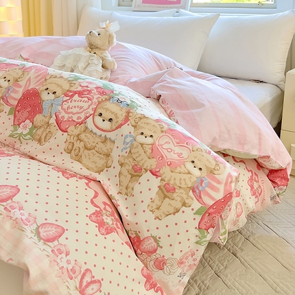 91家纺网 家纺一手货源 找家纺 （总）拾物记 2024新款A类12868全棉喷气被套-第二批