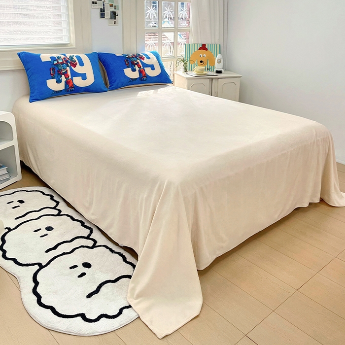 91家纺网 家纺一手货源 找家纺 浩诚 2024新款加厚保暖牛奶绒四件套印花卡通系列 百变金刚