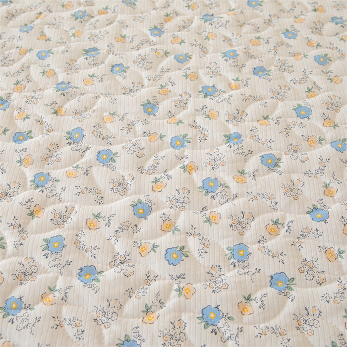 91家纺网 家纺一手货源 找家纺 十个点家纺 2024新款云锦棉印花晚秋系列床头罩 繁花似锦