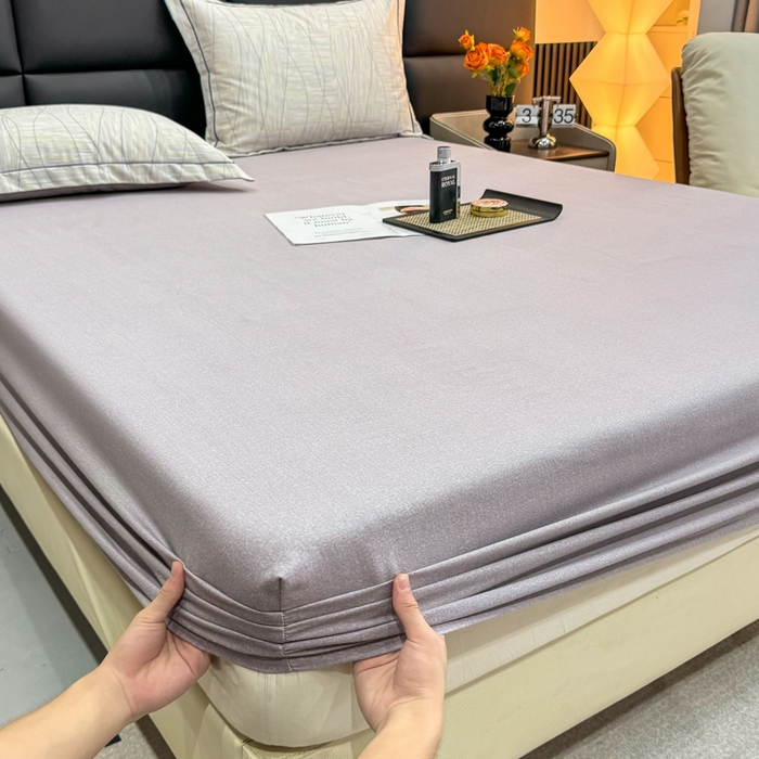 91家纺网 家纺一手货源 找家纺 优品阁 2024新款全棉磨毛四件套单品系列-单床笠暮光