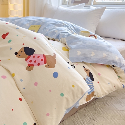 91家纺网 家纺一手货源 找家纺 （总）拾物记 2024新款A类12868全棉喷气被套-第二批