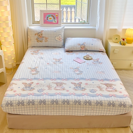 拾物记 2024新款A类12868全棉喷气床笠 西莉娅