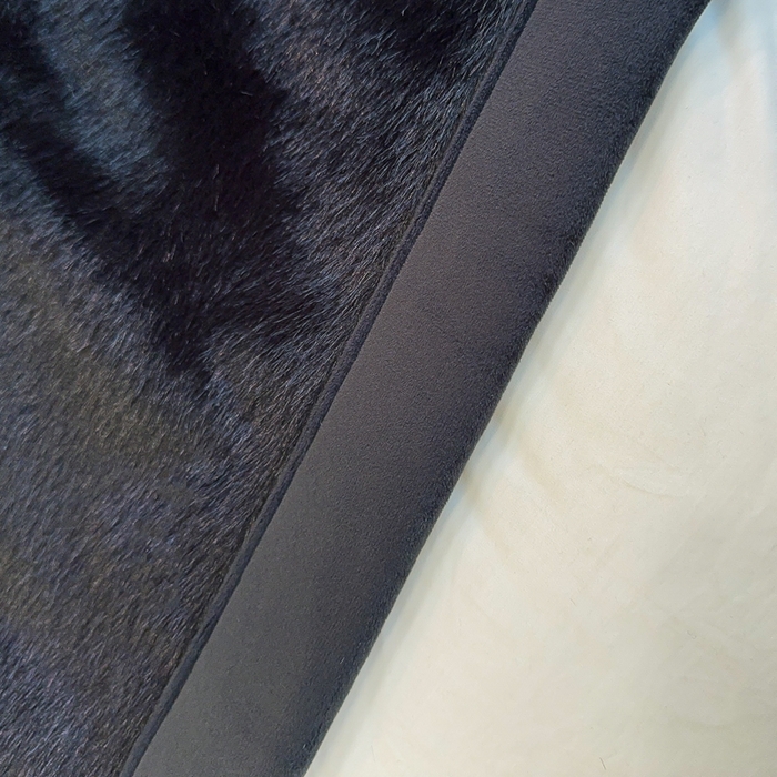 91家纺网 家纺一手货源 找家纺 2025新款纯色仿貂绒双面绒宝宝绒多功能休闲毯子办公室卧室复合毯子 黑色