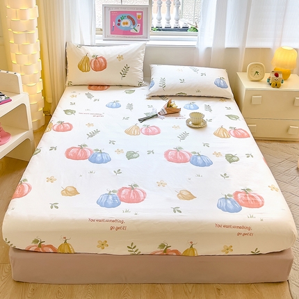 拾物记 2024新款A类12868全棉喷气床笠 楠得遇见