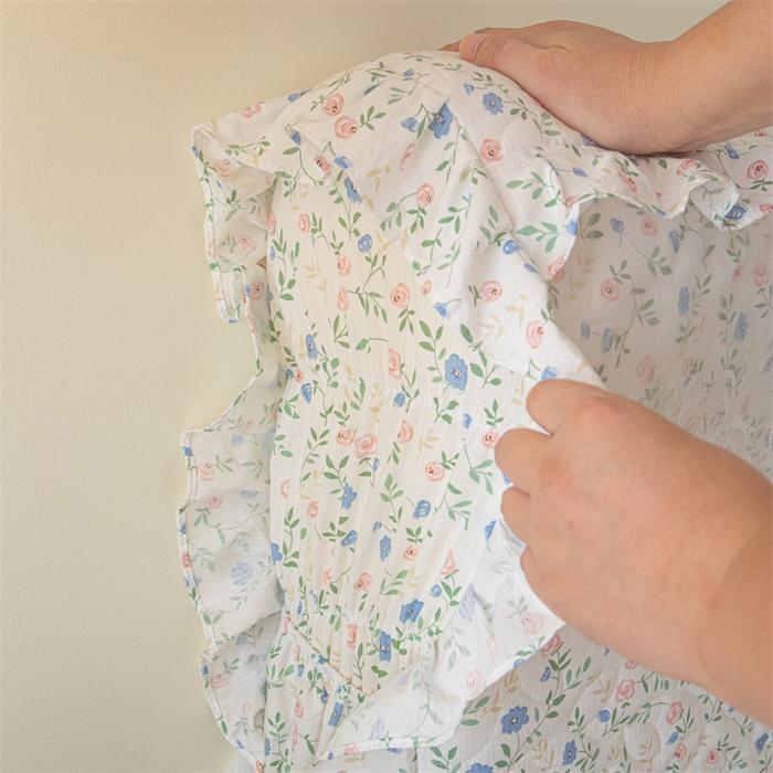 91家纺网 家纺一手货源 找家纺 十个点家纺 2024新款云锦棉印花晚秋系列床头罩 富贵小花