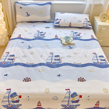 91家纺网 家纺一手货源 找家纺 拾物记 2024新款全棉喷气12868床单 星夜号