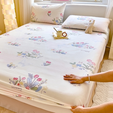 91家纺网 家纺一手货源 找家纺 （总）拾物记 2024新款A类12868全棉喷气床笠-第二批