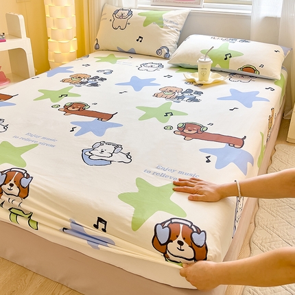 91家纺网 家纺一手货源 找家纺 （总）拾物记 2024新款A类12868全棉喷气床笠-第二批