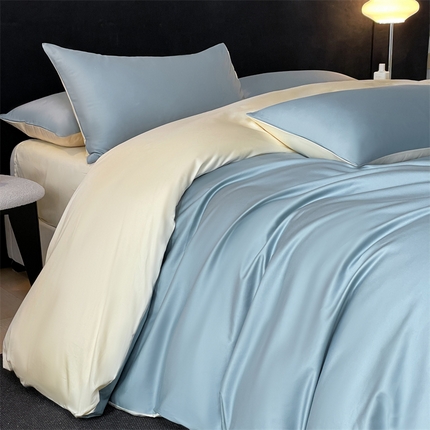 91家纺网 家纺一手货源 找家纺 （总）DC 2024新款100支新疆长绒棉奥罗拉系列四件套