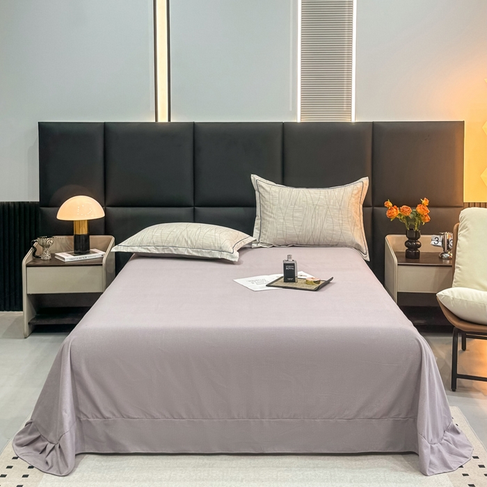 91家纺网 家纺一手货源 找家纺 优品阁 2024新款亲肤舒适全棉磨毛单床单暮光