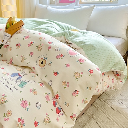 91家纺网 家纺一手货源 找家纺 （总）拾物记 2024新款A类12868全棉喷气被套-第二批