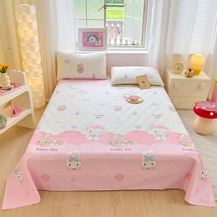 拾物记 2024新款全棉喷气12868床单 茜茜公主