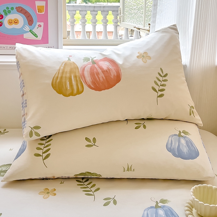 91家纺网 家纺一手货源 找家纺 拾物记 2024新款全棉喷气12868枕套 楠得遇见