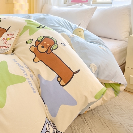 91家纺网 家纺一手货源 找家纺 （总）拾物记 2024新款A类12868全棉喷气被套-第二批