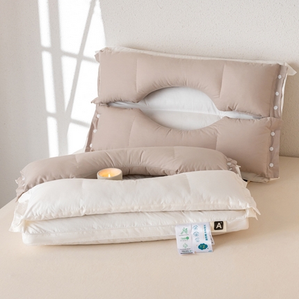 91家纺网 家纺一手货源 找家纺 （总）唯爱品 2026新款全棉纯棉双向护颈牵引枕枕头枕芯 记忆枕源头工厂