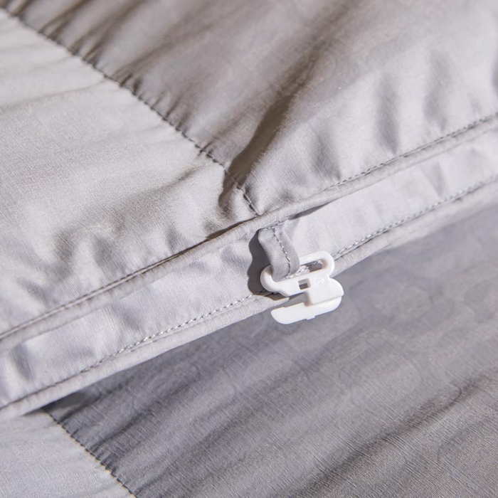 91家纺网 家纺一手货源 找家纺 绒研羽绒 2025新款95白鹅绒子母被子被芯 灰色
