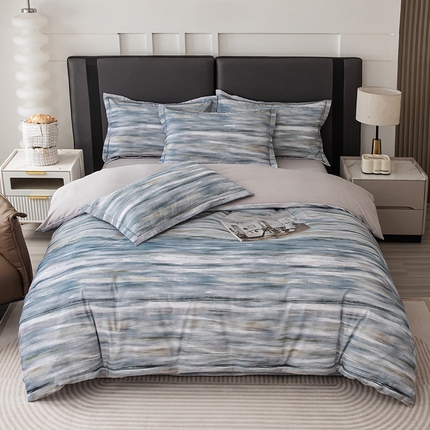 91家纺网 家纺一手货源 找家纺 （总）2024新款全棉加厚长绒棉数码印花四件套