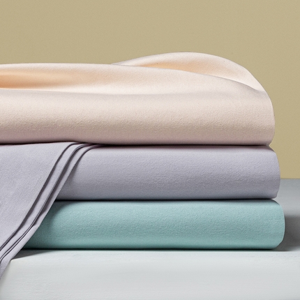 91家纺网 家纺一手货源 找家纺 （总）DC 2024新款全棉磨毛纯色拼色系列枕套