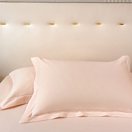 91家纺网 家纺一手货源 找家纺 （总）DC 2024新款全棉磨毛纯色拼色系列枕套