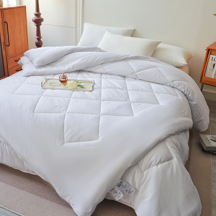 91家纺网 家纺一手货源 找家纺 （总）德芙家纺 2024新款德芙双胎被被拉链款磨毛斜格二合一子母被被子被芯