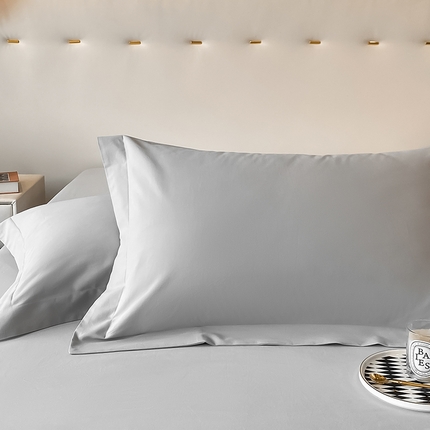 91家纺网 家纺一手货源 找家纺 （总）DC 2024新款全棉磨毛纯色拼色系列枕套