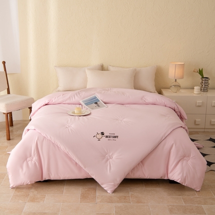 91家纺网 家纺一手货源 找家纺 （总）鸣升家纺 新款A类100%羊毛被冬被被子被芯子母被二合一