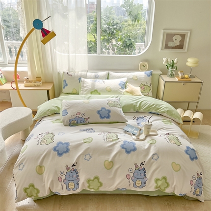 91家纺网 家纺一手货源 找家纺 （总）如约 2025新款全棉12868印花四件套